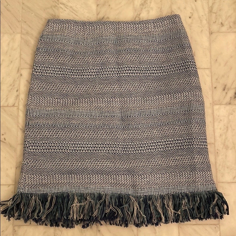 Nanette Lepore skirt with fringe detail